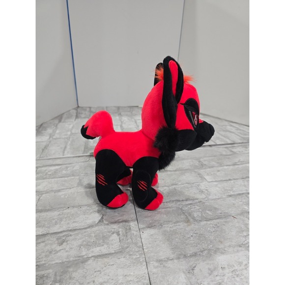 Evil Geniuses Domonique Sonic Fox Red Black 10" Fursona Plush Furry Cosplay - Picture 5 of 10